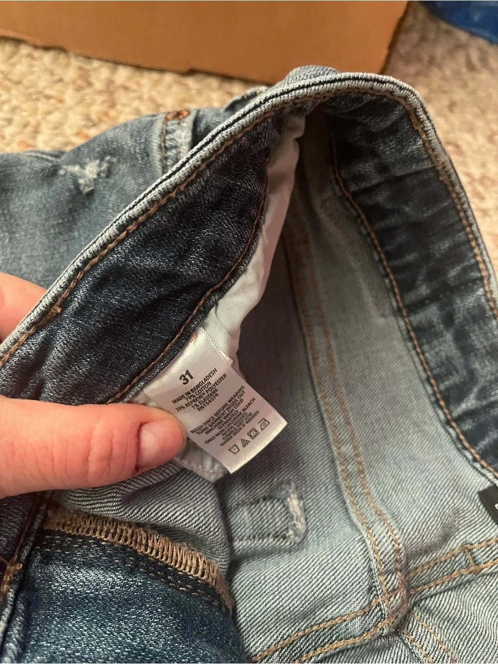 Aeropostale Light Blue Denim Shorts